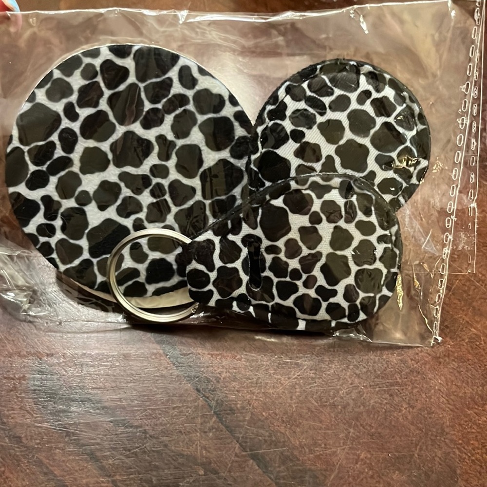 Cow Print Car accessories.